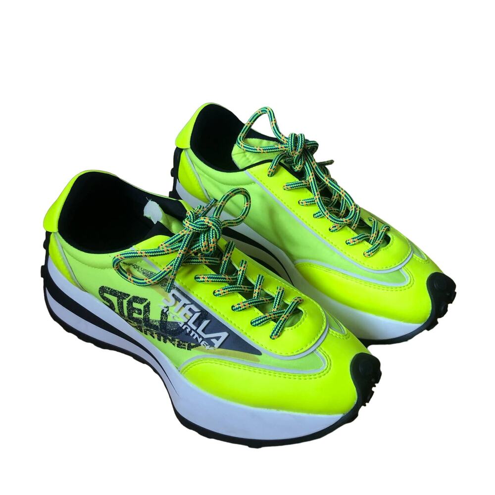 $635 STELLA MCCARTNEY RECLYPSE REGENERATED POLYESTER SNEAKERS size 36 Yellow